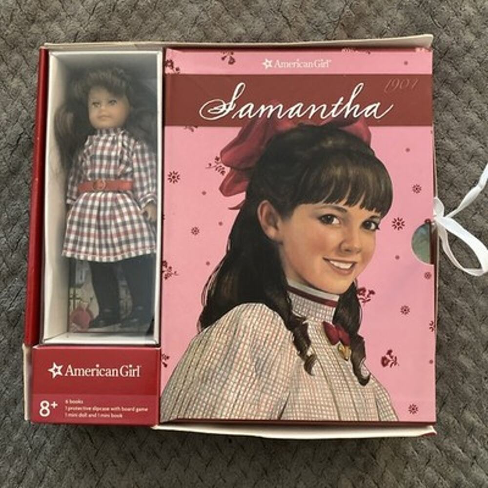 AMERICAN GIRL SAMANTHA'S 6 BOOK SET PLUS MINI DOLL